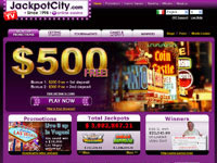 Jackpot City Casino Homepage