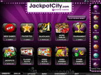 Jackpot City Casino Lobby
