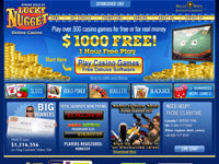 Lucky Nugget Casino Homepage