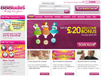 888 Bingo Homepage