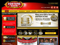 Fortune Room Casino Homepage
