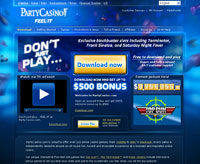 PartyCasino Homepage